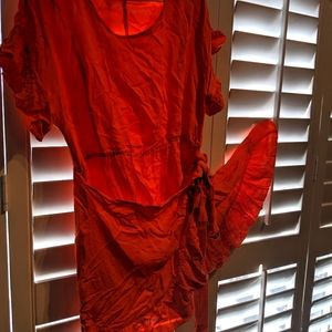 Orangy doll mini DRESS 2large